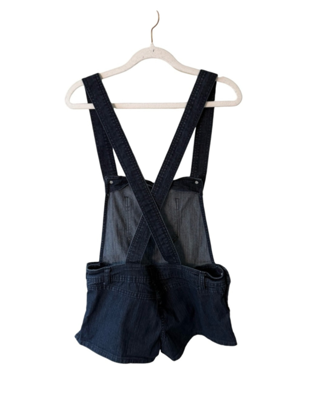 Women’s Black Denim Short Overalls - Unbranded - Picture 3 of 14